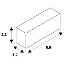 SLV Accessories for LED Strip GRAZIA 60 Endcaps, IP20, for Recessed profile, white