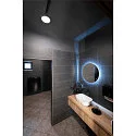 SLV LED 1-phase spot PANEL TRACK, round, 20cm, 18W, 3000K, black