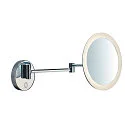 SLV LED Wall luminaire MAGANDA WL Make-up mirror, CCT switch, 2700/3000/4000K, IP44, chrome