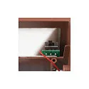 SLV LED Outdoor Wall luminaire SITRA S WL SINGLE, CCT switch, 3000/4000K, rust coloured