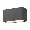 SLV LED Outdoor Wall luminaire SITRA M WL UP/DOWN, CCT switch 3000/4000K, anthracite
