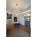 SLV LED Pendant luminaire ONE 60 PHASE up/down, 24W, 2700/3000K, 130°, brass