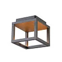 SLV LED Outdoor Ceiling luminaire QUADRULO CL, anthracite
