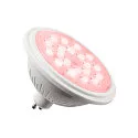SLV LED Lamp QPAR111 GU10 RGBW smart, 10W, CRI90, 25°, white