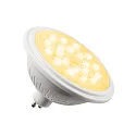 SLV LED Lamp QPAR111 GU10 RGBW smart, 10W, CRI90, 25°, white