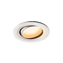 LED Ceiling recessed luminaire NUMINOS® MOVE S, 3000K, 20°, white