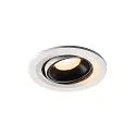LED Ceiling recessed luminaire NUMINOS® MOVE S, 3000K, 40°, white/black