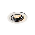 LED Ceiling recessed luminaire NUMINOS® MOVE S, 3000K, 40°, white/chrome