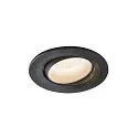 LED Ceiling recessed luminaire NUMINOS® MOVE S, 4000K, 55°, black/white