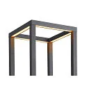 SLV LED Floor lamp QUADRULO, 7W, 3000K, anthracite/white