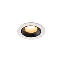 LED Ceiling recessed luminaire NUMINOS® XS, 2700K, 55°, white/black