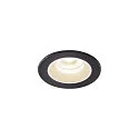 LED Ceiling recessed luminaire NUMINOS® XS, 4000K, 40°, black/white
