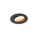 LED Ceiling recessed luminaire NUMINOS® MOVE XS, 2700K, 20°, black/white