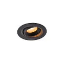 LED Ceiling recessed luminaire NUMINOS® MOVE XS, 2700K, 55°, black
