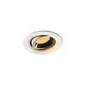 LED Ceiling recessed luminaire NUMINOS® MOVE XS, 2700K, 20°, white/chrome