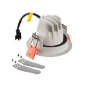 SLV LED Ceiling recessed luminaire NUMINOS® MOVE XS, 2700K, 40°, white/chrome