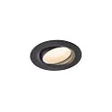 LED Ceiling recessed luminaire NUMINOS® MOVE XS, 4000K, 20°, black/white