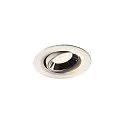 LED Ceiling recessed luminaire NUMINOS® MOVE XS, 4000K, 20°, white/chrome