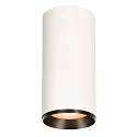 LED Ceiling luminaire NUMINOS® XL PHASE, 36W, 3000K, 36°, white / black