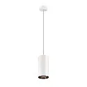 LED Pendant luminaire NUMINOS® XL PHASE, 36W, 3000K, 60°, white / black