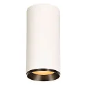 LED Ceiling luminaire NUMINOS® DALI XL, 36W, 2700K, 60°, white / black