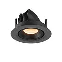 LED Ceiling recessed luminaire NUMINOS® GIMBLE XS, 2700K, 20°, black