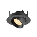 LED Ceiling recessed luminaire NUMINOS® GIMBLE XS, 3000K, 20°, black/white