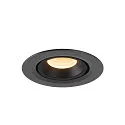 LED Ceiling recessed luminaire NUMINOS® GIMBLE XS, 3000K, 20°, black/white
