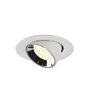 SLV LED Ceiling recessed luminaire NUMINOS® GIMBLE XS, 4000K, 40°, white/chrome