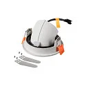 SLV LED Ceiling recessed luminaire NUMINOS® GIMBLE S, 2700K, 55°, white/black
