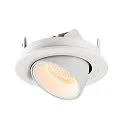 SLV LED Ceiling recessed luminaire NUMINOS® GIMBLE S, 2700K, 55°, white