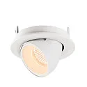 SLV LED Ceiling recessed luminaire NUMINOS® GIMBLE S, 2700K, 55°, white