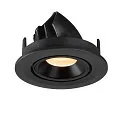 LED Ceiling recessed luminaire NUMINOS® GIMBLE S, 3000K, 20°, black
