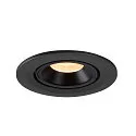 LED Ceiling recessed luminaire NUMINOS® GIMBLE S, 3000K, 20°, black