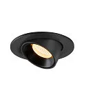 LED Ceiling recessed luminaire NUMINOS® GIMBLE S, 3000K, 20°, black
