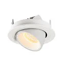 SLV LED Ceiling recessed luminaire NUMINOS® GIMBLE S, 3000K, 20°, white