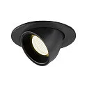 LED Ceiling recessed luminaire NUMINOS® GIMBLE S, 4000K, 20°, black