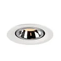 SLV LED Ceiling recessed luminaire NUMINOS® GIMBLE M, 2700K, 20°, white/chrome