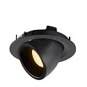 LED Ceiling recessed luminaire NUMINOS® GIMBLE M, 3000K, 20°, black