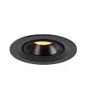 LED Ceiling recessed luminaire NUMINOS® GIMBLE M, 3000K, 20°, black