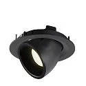 SLV LED Ceiling recessed luminaire NUMINOS® GIMBLE M, 4000K, 40°, black