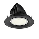 SLV LED Ceiling recessed luminaire NUMINOS® GIMBLE M, 4000K, 40°, black/white