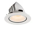 SLV LED Ceiling recessed luminaire NUMINOS® GIMBLE L, 2700K, 40°, white