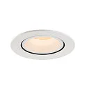SLV LED Ceiling recessed luminaire NUMINOS® GIMBLE L, 2700K, 40°, white