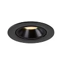 SLV LED Ceiling recessed luminaire NUMINOS® GIMBLE L, 3000K, 55°, black