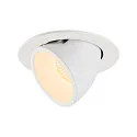 LED Ceiling recessed luminaire NUMINOS® GIMBLE L, 3000K, 55°, white
