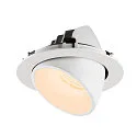 SLV LED Ceiling recessed luminaire NUMINOS® GIMBLE XL, 2700K, 40°, white