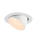 SLV LED Ceiling recessed luminaire NUMINOS® GIMBLE XL, 2700K, 40°, white