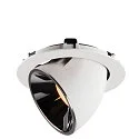 SLV LED Ceiling recessed luminaire NUMINOS® GIMBLE XL, 2700K, 40°, white/chrome