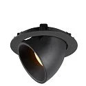 LED Ceiling recessed luminaire NUMINOS® GIMBLE XL, 3000K, 20°, black